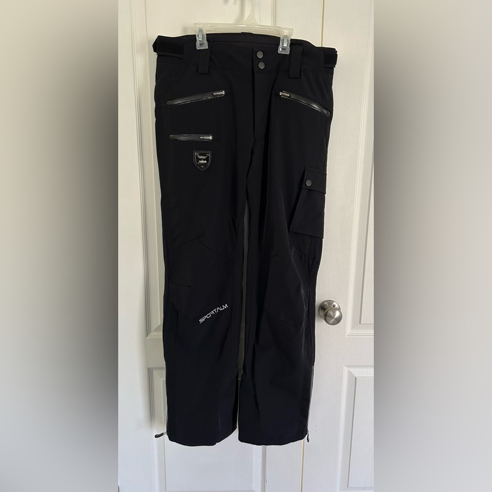Sportalm Men’s Ski Pants Trousers Black USA Size 42 Snow Pants